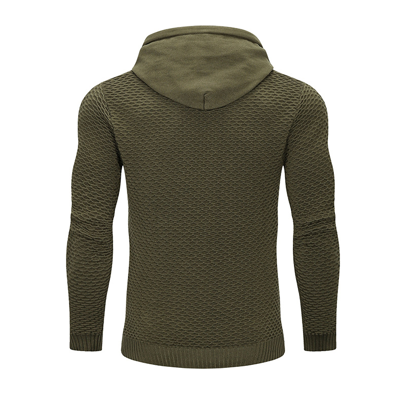 3D Pattern Outdoor Sports Elastic Men Hoodies Solid Color Casual Hoodies - Image 9