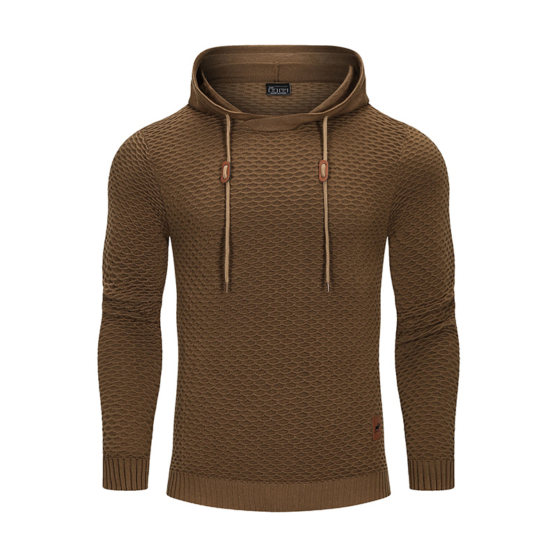 3D Pattern Outdoor Sports Elastic Men Hoodies Solid Color Casual Hoodies - Image 13