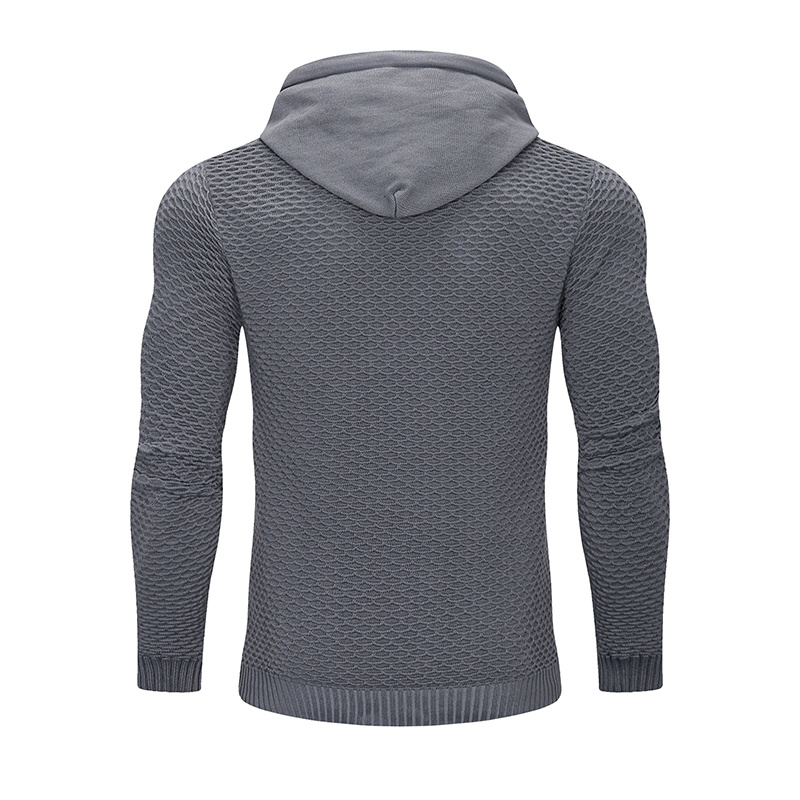 3D Pattern Outdoor Sports Elastic Men Hoodies Solid Color Casual Hoodies - Image 12