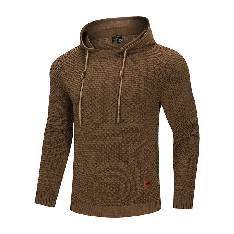 3D Pattern Outdoor Sports Elastic Men Hoodies Solid Color Casual Hoodies - Image 14