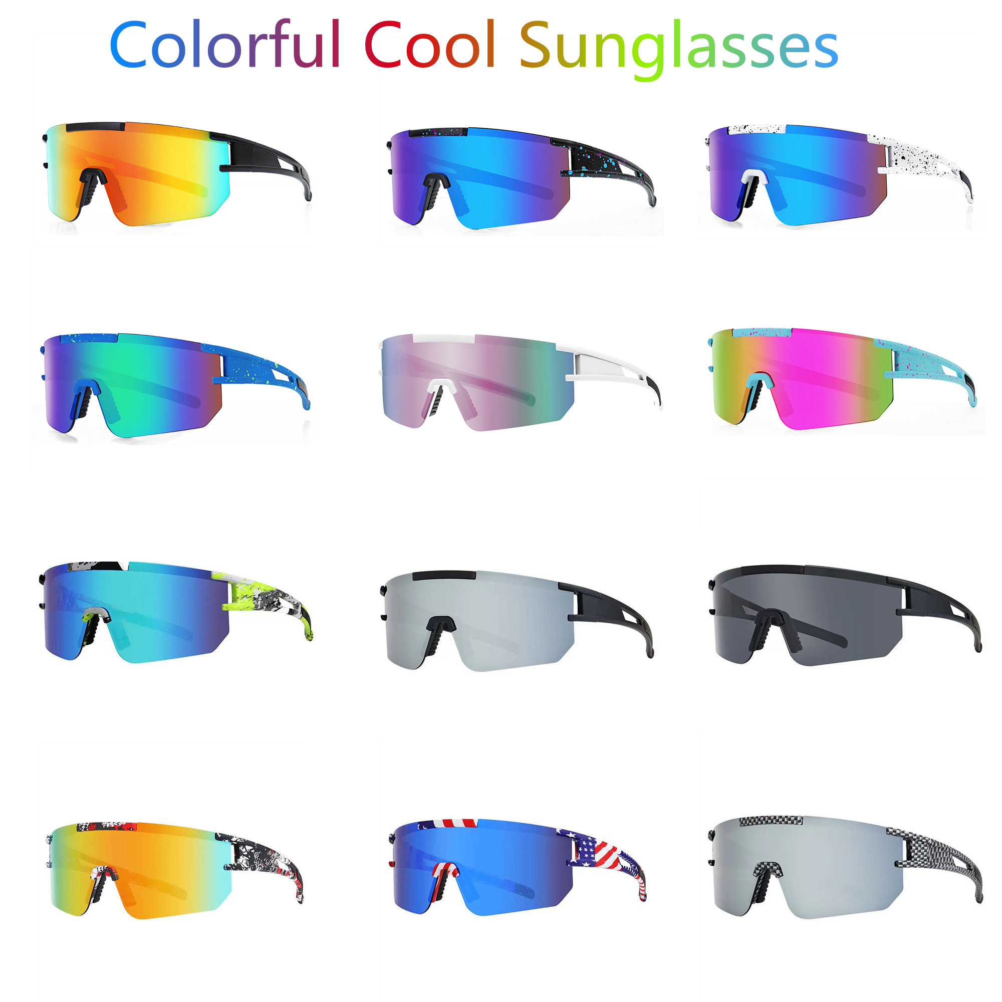 Polarized Sunglasses For Men And Women TR90 Frame Sun Glasses UV Protection For Cycling Fishing Running Golf Outdoor Sports - Image 18
