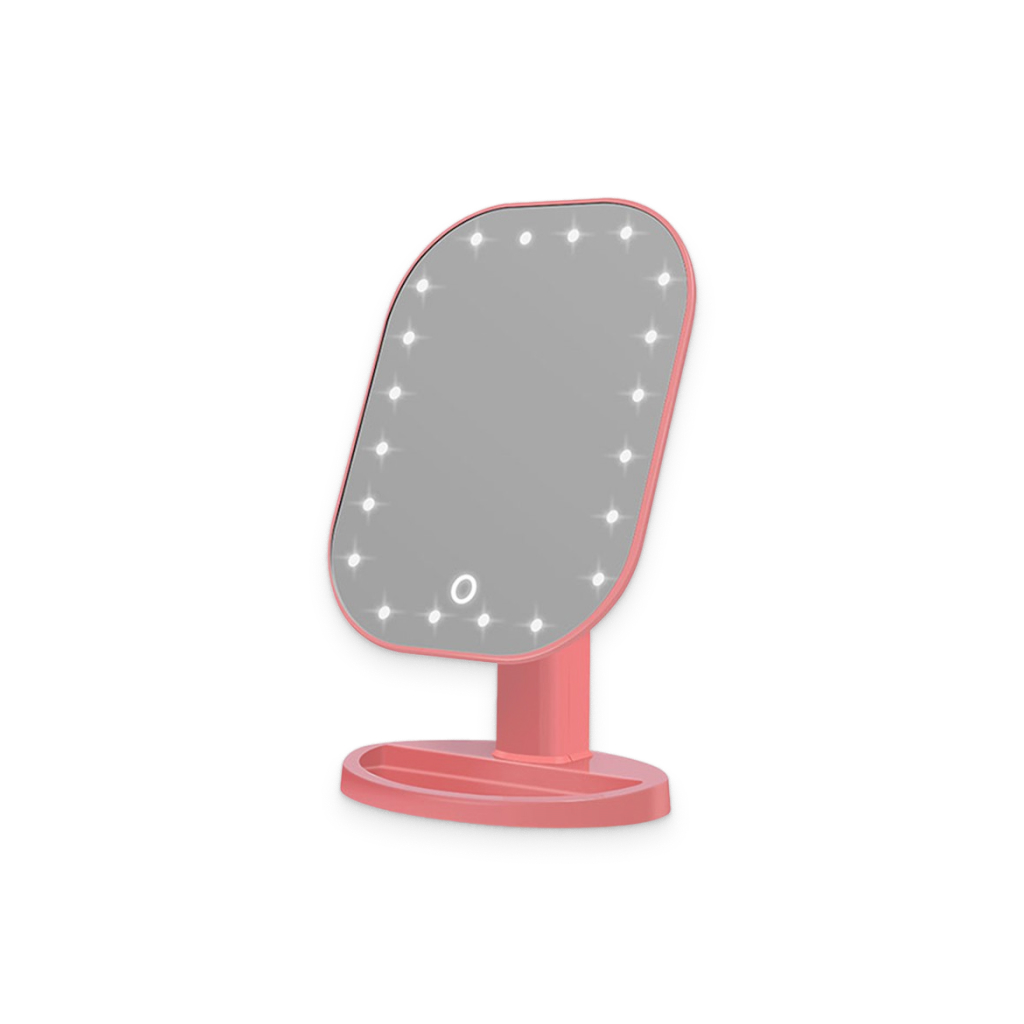 Square Hollywood Glam LED Makeup Mirror - Image 2